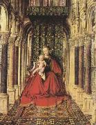 Jan Van Eyck The Virgin and Child in a Church (mk08) Sweden oil painting artist